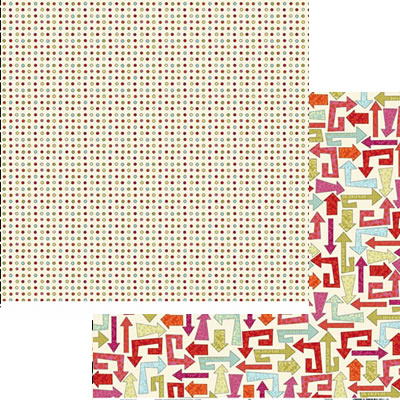 Scenic Route - Laurel Whitaker Street 12x12 double sided cardstock  (pack of 10)